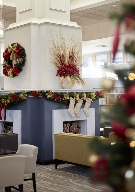 Coldra Court Hotel Lobby at Christmas