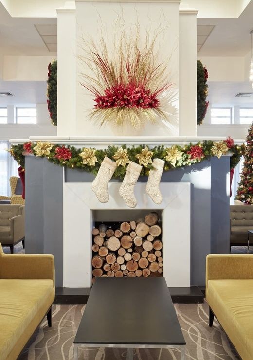 Coldra Court Hotel Lobby at Christmas