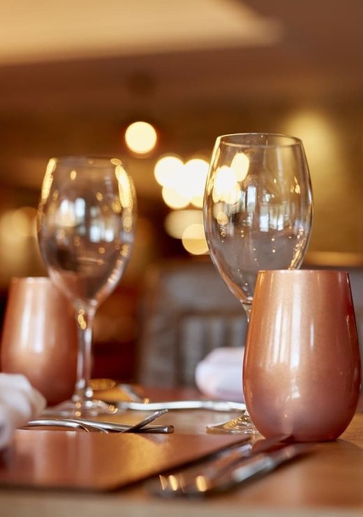 Coldra Court Hotel The Rib Decor at Christmas