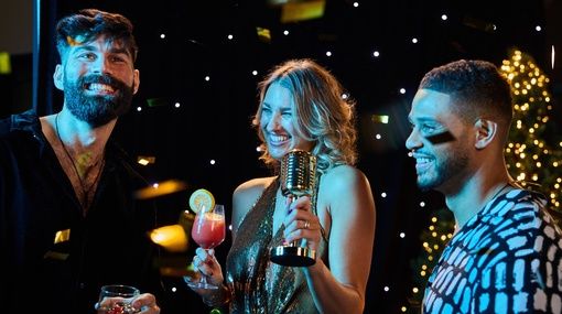 Christmas Party Night with Friends