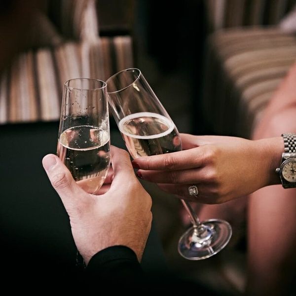 Bottle of Heritage Champagne